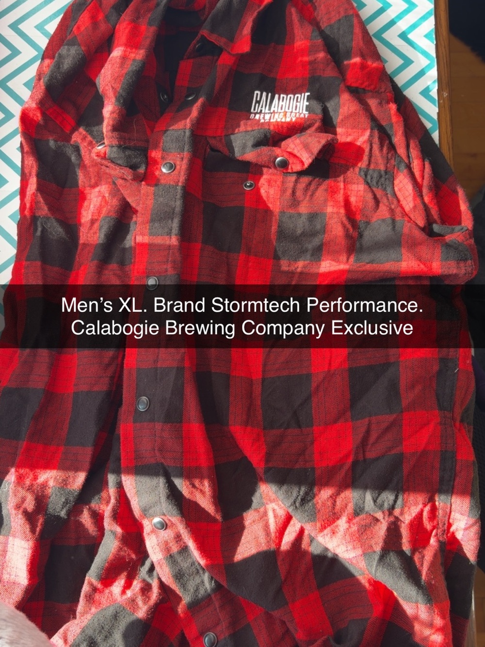 Calabogie x Stormtech Men's Red Black Plaid Jacket